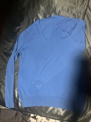 Vintage Prada Wool Sweater Men’s Size 50 Blue - Image 1 of 4
