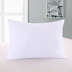 2 Pillow Protectors, Zippered Hypoallergenic Down Proof Pillow Covers, 600 Th... - Picture 1 of 2