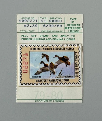 1979 Tennessee State Duck Stamp - Image 1 of 2
