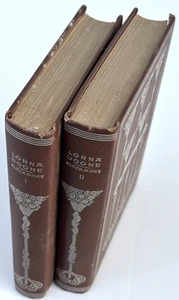 Lorna Doone A Romance of Exmoor By R.D. Blackmore 1894 Hardcover Volumes 1 & 2 - Picture 1 of 4