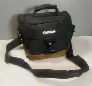 CANON 100EG Custom Camera DLSR Gadget Bag - Black/Khaki - VGC - Picture 1 of 7