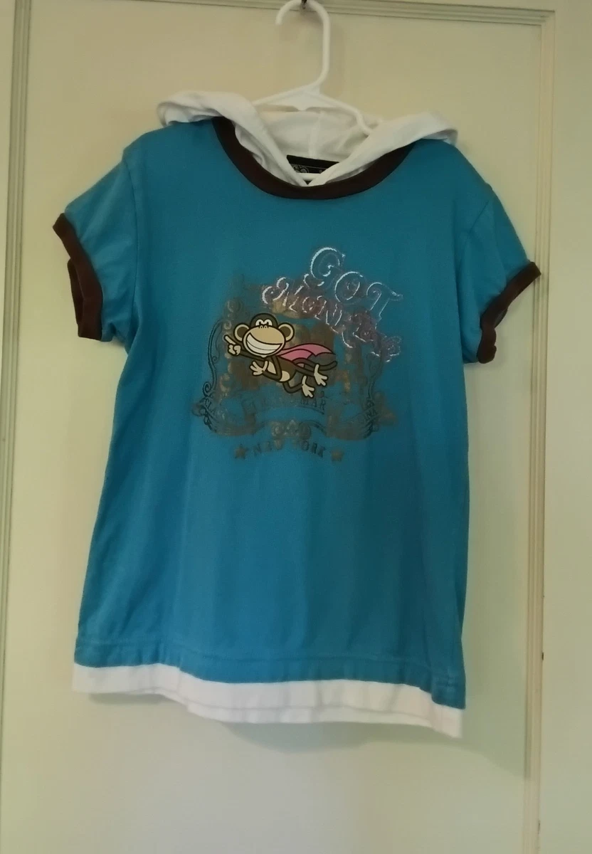 Bobby Jack Blue 100% Cotton Tops, Shirts & T-Shirts for Girls for