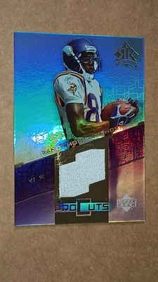 2004-UPPER DECK REFLECTIONS-RANDY MOSS PRO CUTS JERSEY GOLD-VIKINGS - Image 1 of 4