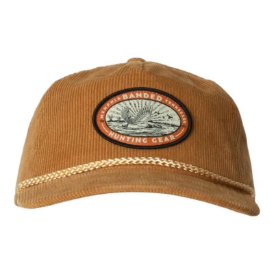 Banded Waterfowl Woody 5 Panel Corduroy Rope Cap - Image 1 of 3