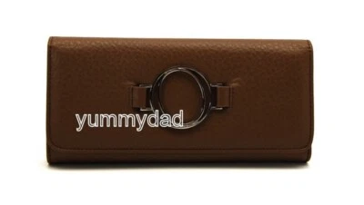 OROTON ELEMENTAL SLIM CLUTCH LEATHER WALLET TAN COLOUR BNIB RRP$225 - Image 1 of 4