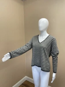 MICHAEL MICHAEL KORS 100% cashmere striped sweater - Picture 1 of 4