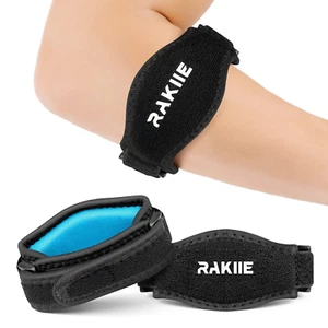 Adjustable Elbow Brace 2 Pack for Tendonitis Relief For Men and Women Relief Sup - Picture 1 of 5
