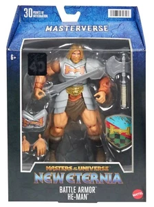 Masters Of The Universe MASTERVERSE Battle Armor HeMan New in Box Mattel NEW NIB - Picture 1 of 13