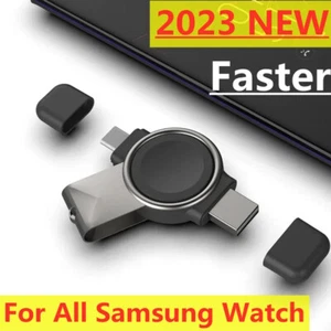 2in1 Wireless Charger Station For Samsung Galaxy Watch 6 Classic Watch3 Active2 - Photo 1 sur 20