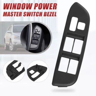 Interruptor de bloqueo de ventana eléctrica del lado izquierdo del conductor bisel de ajuste para Toyota RAV4 2001-2005 Foto 1 de 4