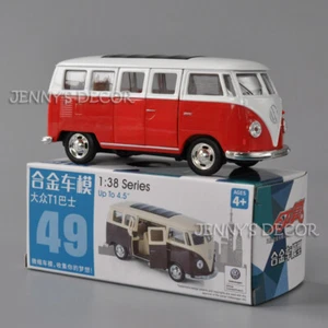 1:38 Scale Diecast Metal Car Model Toy T1 Bus MPV Pull Back Miniature Replica - Picture 1 of 11