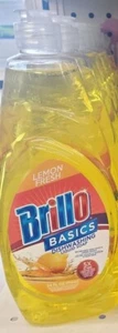 Lot Of 4 Brillo Basics Dish Soap Apple Green Liquid Dishwashing Detergent 24 oz - Picture 1 of 1