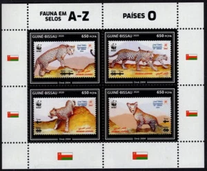 GUINE BISSAU - 2020 WWF 'FAUNA ON STAMPS' Miniature Sheet MNH [E9875] - Bild 1 von 1