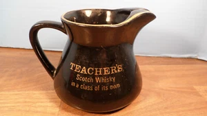 Teacher's Scotch Whiskey Krug ~ dunkelbraun ~ Vintage ~ - Bild 1 von 4