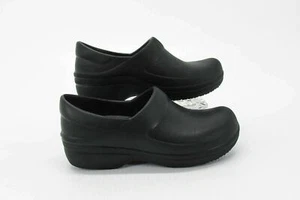 Crocs Womens Shoes Neria Pro II Clog Size 7M Black Slip On Work Pre Owned xq - Picture 1 of 12