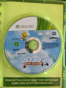 SNOOPY'S GRAND ADVENTURE XBOX 360 AUS PAL CASE & DISC ONLY - Picture 1 of 1