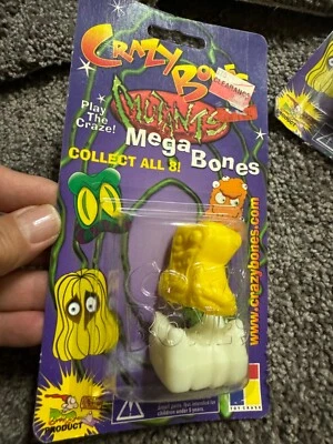 Lot #10 Crazy Bones Mutants Mega Bones NIB 1999 - Image 1 of 2