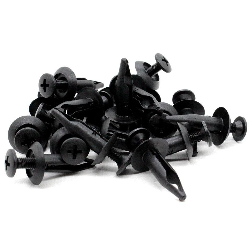 20 sujetadores de carrocería con clip de empuje multiusos retenedor tornillo remache para Ford Chrysler Foto 1 de 2