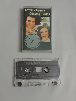 LORETTA LYNN / CONWAY TWITTY From Seven Till Ten (Cassette) 1992 MCA Records VG - Image 1 of 2