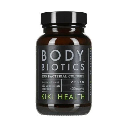 Kiki Health Body Biotics - 120 Veg caps - --Brand New UK Stock