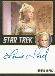 Star Trek TOS Archiv & Inschriften: Louise Sorel "Rayna Kapec" Autogrammkarte - Bild 1 von 1