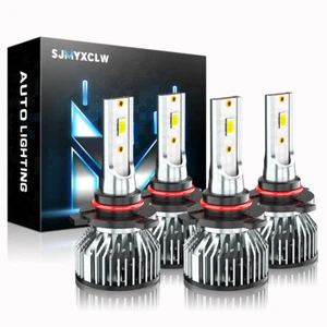 6500K LED Headlight Bulbs High&Low Lights For Honda Civic Sedan 4-Door 2004-2015 - Picture 1 of 9