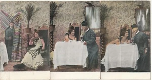 GLAMOUR LADY WITH PRIEST POSTCARDS[3] - Picture 1 of 2