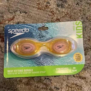 Speedo Kids Goggles No Leak Comfort Fit Yellow Pink UV Protection Swim Age 3-6 - Picture 1 of 2