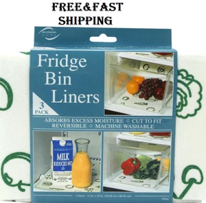 Forros para refrigerador, revestimiento de estante, absorbente 24"W x 24"L, vegetal  - Imagen 1 de 6