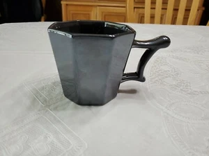 Taza de café Starbucks Holiday 2013 plateada gris metálico 14 oz octágono en buen estado - Imagen 1 de 7
