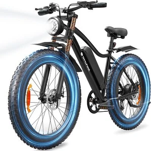 Electric Bike Adults 800W Mountain E bike 60Miles Range 26" Fat Tire Dirt Bike - Picture 1 of 12