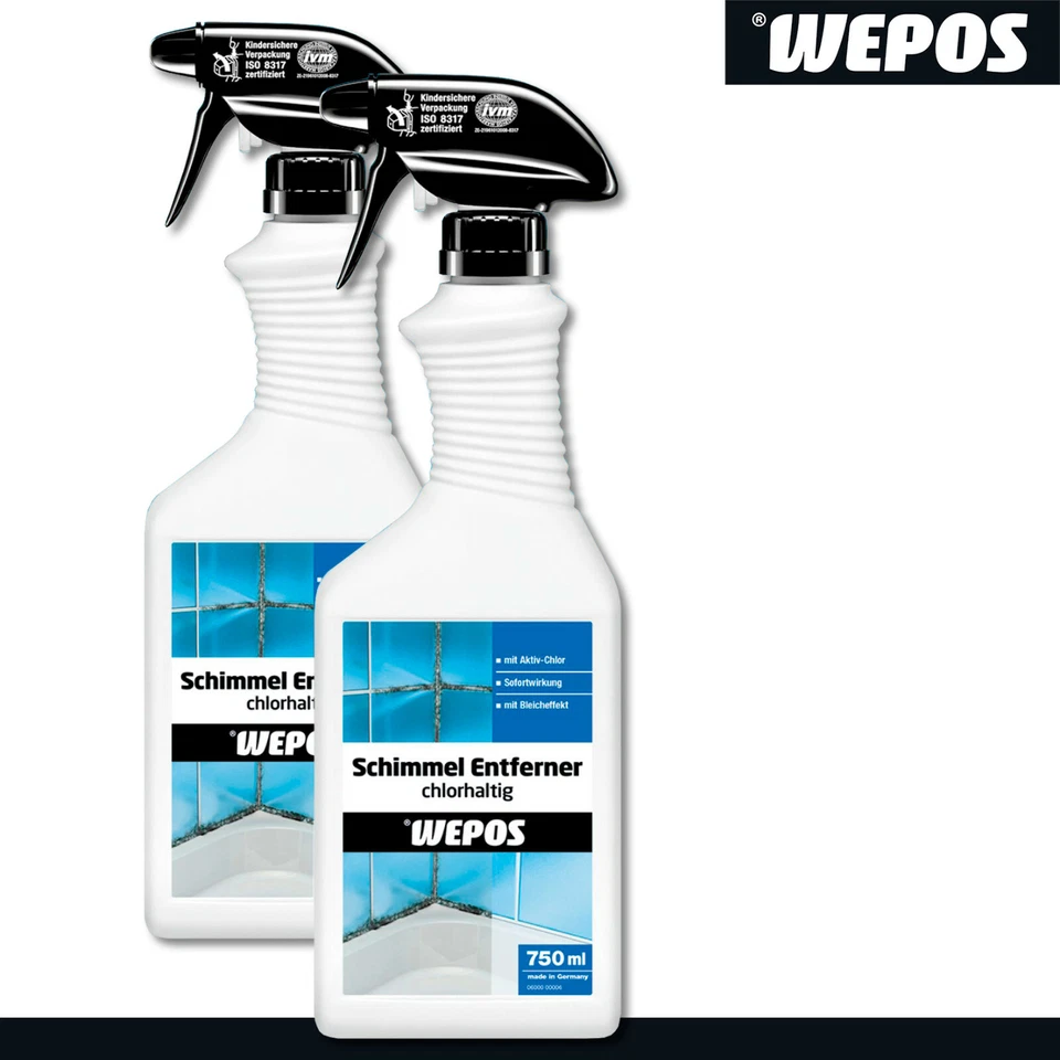 Wepos Schimmelentferner Chlorhaltig - 750ml