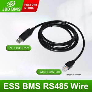 1 pz 1,8 metri JBD ESS BMS RS485 cavo di comunicazione da USB A PC per inverter - Foto 1 di 7