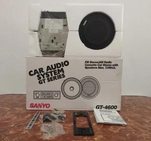 Sanyo Cassette Voiture Stéréo FM/AM avec et Haut-parleurs Max GT- 4600 - Rare - Photo 1/24