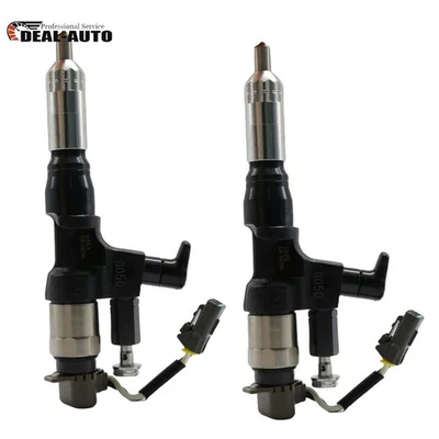 2x For Hino 145 155 185 195 300 500 L4 DIESEL Turbo High-Quality Diesel Injector Foto 1 de 4