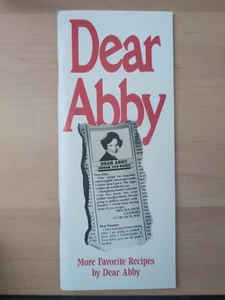 Vintage Dear Abby Favorite Recipes Cook Booklet Entertaining Homemaking 2001 - Picture 1 of 11
