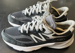 New Balance 990 V6 Shoes Mens 7.5 Grey Black Suede Running Sneakers GC990bk6 - Picture 1 of 8