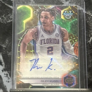 🔥Riley Kugel 2023-24 Bowman U Best Gold Geometric Refractor Auto #d To 50🔥 - Imagen 1 de 2