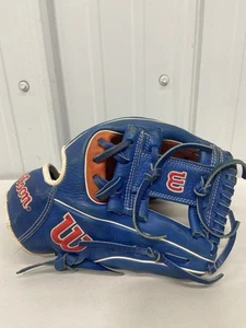 Guanto da baseball Wilson A100011 1/2" Infield rosso blu A10RB221786RWB BEL GUANTO! - Foto 1 di 8