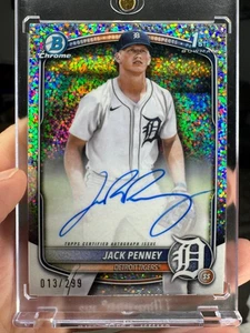 2025 Bowman Chrome Speckle Auto /299 Jack Penney - Picture 1 of 2