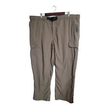 Duluth Trading Pants Mens Size 3XL x 30 Brown Hiking Trek Nylon Fishing Hunting 