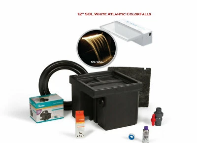 Atlantic Water Gardens CFKIT12SW Kit Completo ColorFalls Lavabo-Bomba-Blanco-Luz Foto 1 de 3