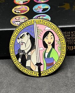Mulan & Shan Yu Loungefly Disney Princess & Villain Blind Box Enamel Pin NWT