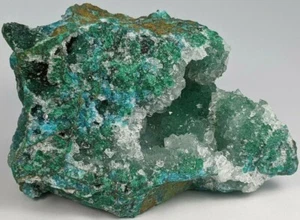 +++ QUARTZ ON CHRYSOCOLLA & MALACHITE LILY MINE, PISCO UMAY, ICA, PERU +++ - Picture 1 of 10