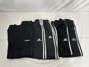 Boys Cloths Lot of 5 Pair of Adidas Joggers - Size 8 - Picture 1 of 11