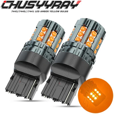 7443 7440 7444 Bombillas LED de reversa de respaldo para Subaru Forester 2017-2020 Foto 1 de 4