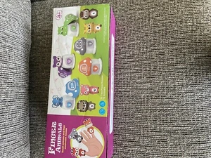 24PC Learning Animals Finger Puppets and House Counting Toys for Toddlers MIB - Picture 1 of 4