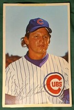 Burt Hooton Chicago Cubs Pitcher Souvenir Picture From 1971, 1972 or 1973