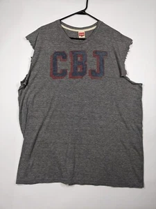 HOMAGE Columbus Blue Jackets CBJ Cut Off Sleeveless T-Shirt 2X NHL Hockey - Picture 1 of 8