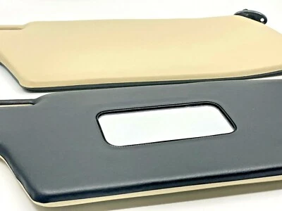 Sunvisor Sun Visors set with bracket for Porsche 911 Coupe 1969-1977 Black Beige - Изображение 1 из 4